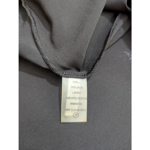 Andrew Marc Silk Mini Dress Cross Front Size 10 NWT - Picture 6 of 14